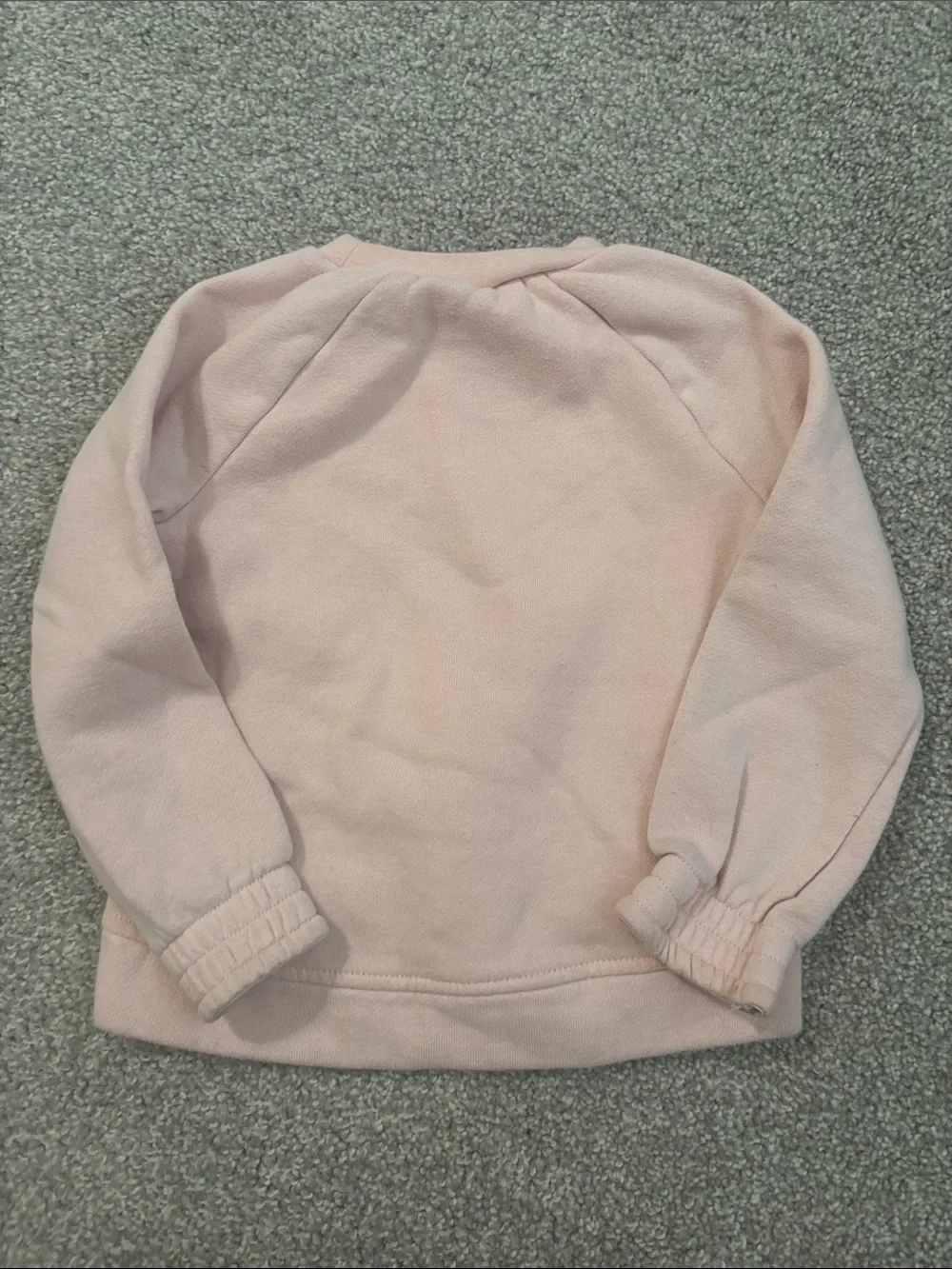 Nike Women's Light Pink Crewneck Sweatshirt with Camouflage Logo